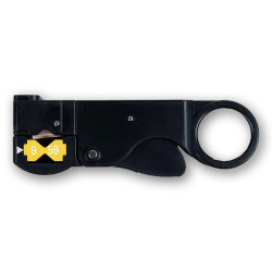 Инструмент для разделки и зачистки Hyperline, для коаксиального кабеля RG-59, 6, (HT-312A)