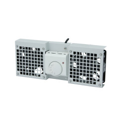 Вентиляторный модуль Canovate, потолочный, 220 V, 326х135х39 (ШхГхВ), вентиляторов: 2, 49 дБ, для настенных шкафов, цвет: серый