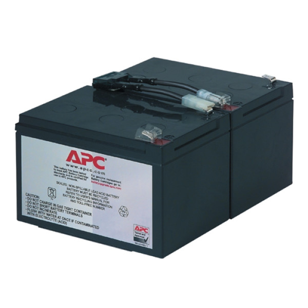 Аккумулятор для ИБП APC, 152х94х196 (ШхГхВ), свинцово-кислотный с загущенным электролитом, цвет: чёрный, (RBC6)