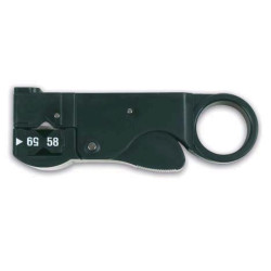 Инструмент для разделки и зачистки Hyperline, RG-58, 59, 62, максимальная длина надреза 12,0 (8,0 + 4,0) мм, (HT-312B)