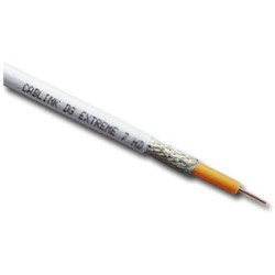 Кабель коаксиальный Cablink DG EXTREME 7HD - FR, PVC-NBR, двухслойный экран (100% + 70%), 75 +/-3 Ом, бухта, 250 м, цвет: белый, d 1,13