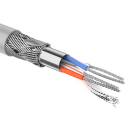 Кабель интерфейсный промышленный Rexant, SF/UTP, 2 пар., кат. 5е, PVC, 305м, бухта, внутри зданий, цвет: серый, D 6,5