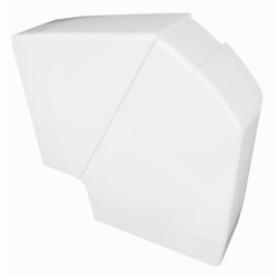 Изменяемый угол Efapel Серия 10, внутренний, для мини-канала, глубина: 50, h=90, цвет: белый